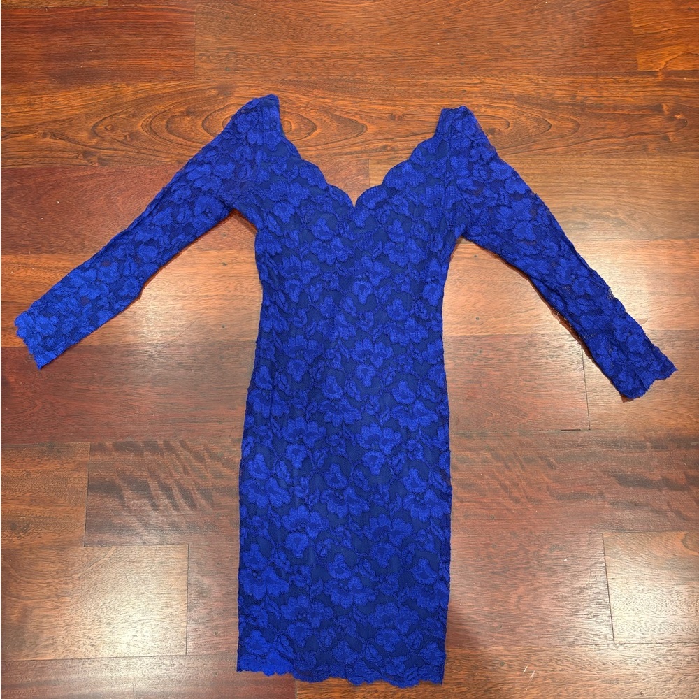 Molly Malloy Lace Blue Dress Rare